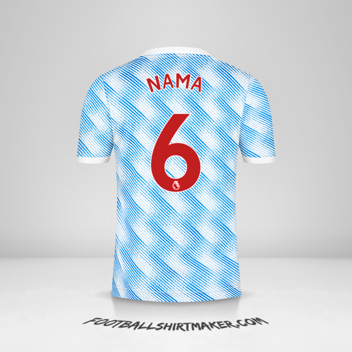 Jersey Manchester United 2021/2022 Alternatif -  nama - 6