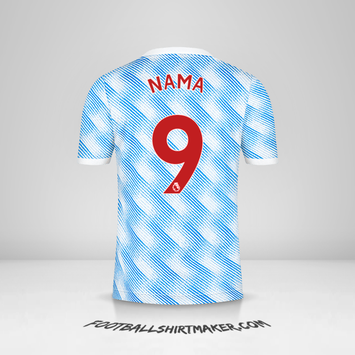 Jersey Manchester United 2021/2022 Alternatif -  nama - 9
