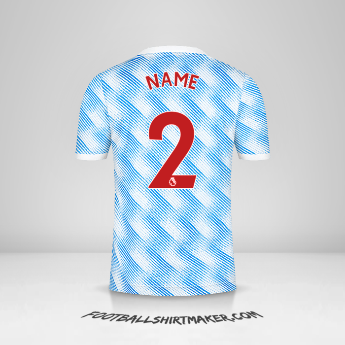 Trikot Manchester United 2021/2022 Auswärts -  name - 2