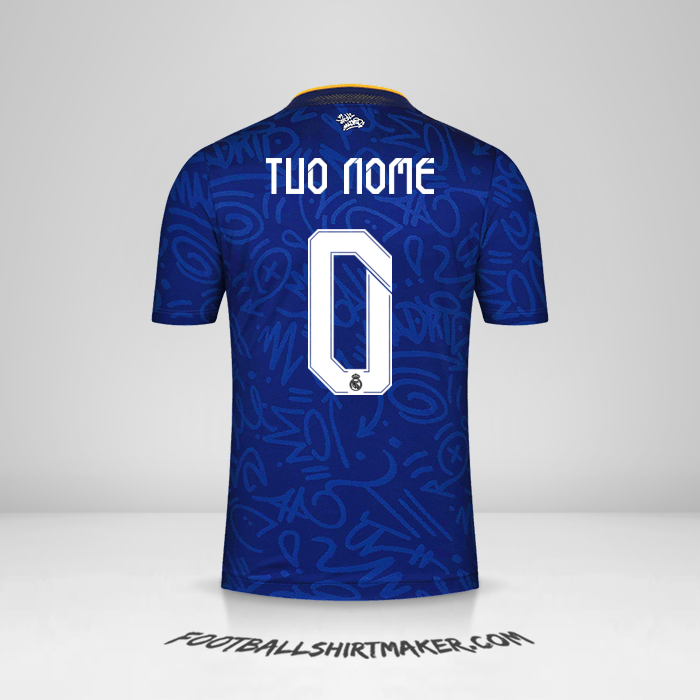Maglia Real Madrid CF Cup 2021/2022 II -  tuo nome - 0