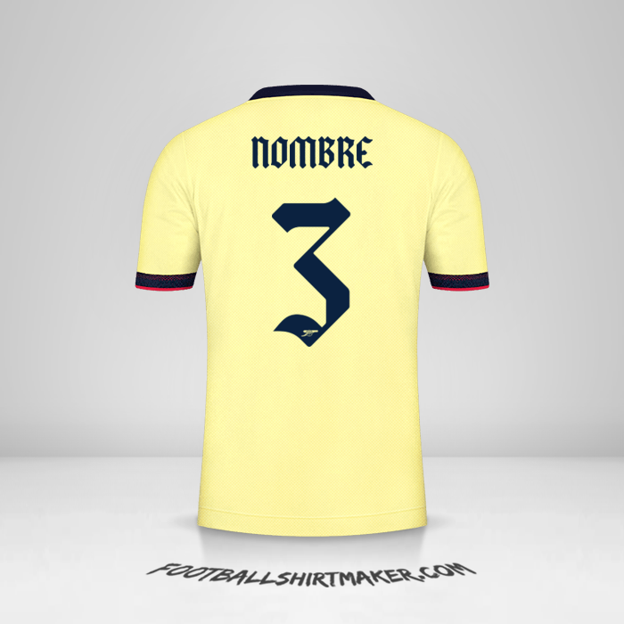 Camiseta Arsenal Cup 2021/2022 Visita -  nombre - 3
