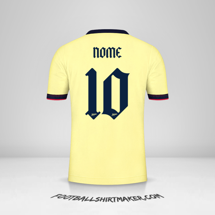 Camisola Arsenal Cup 2021/2022 Alternativa -  nome - 10