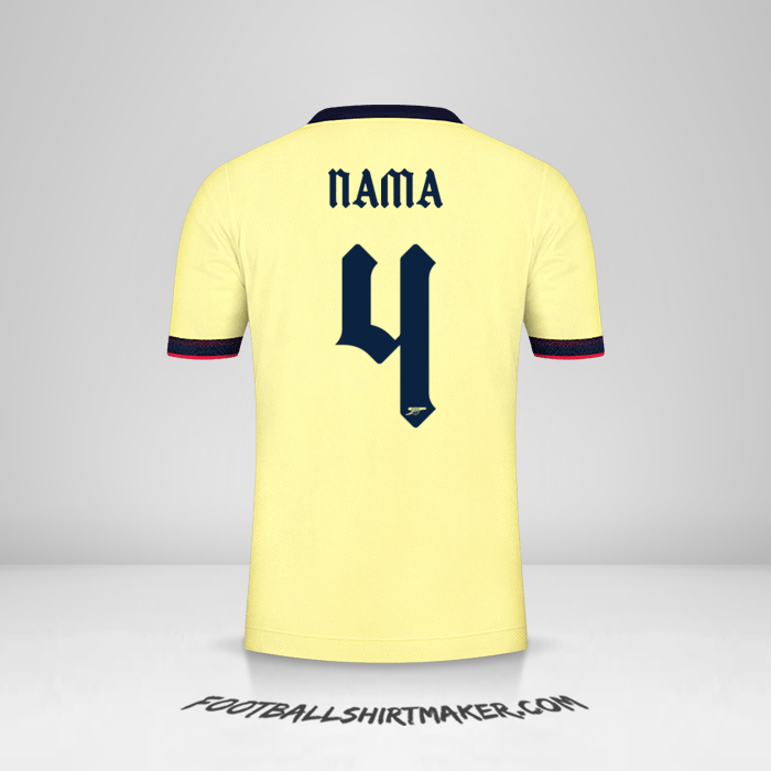 Jersey Arsenal Cup 2021/2022 Alternatif -  nama - 4