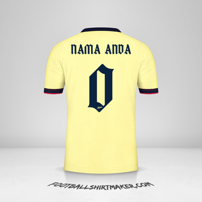 Jersey Arsenal 2021/2022 Cup II -  nama anda - 0