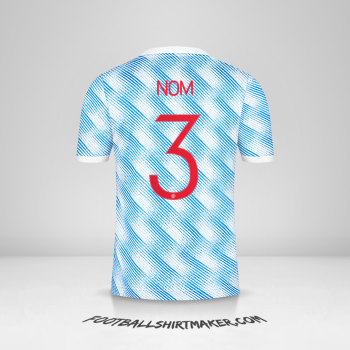 Maillot Manchester United Cup 2021/2022 Extérieur -  nom - 3