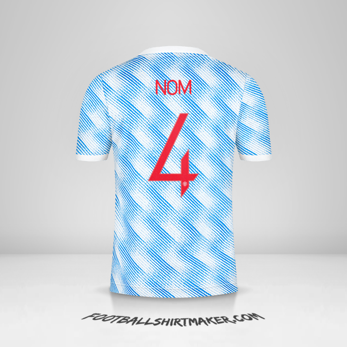 Maillot Manchester United Cup 2021/2022 Extérieur -  nom - 4