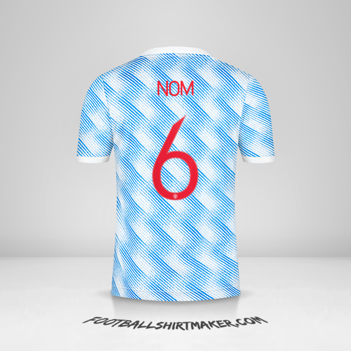 Maillot Manchester United Cup 2021/2022 Extérieur -  nom - 6