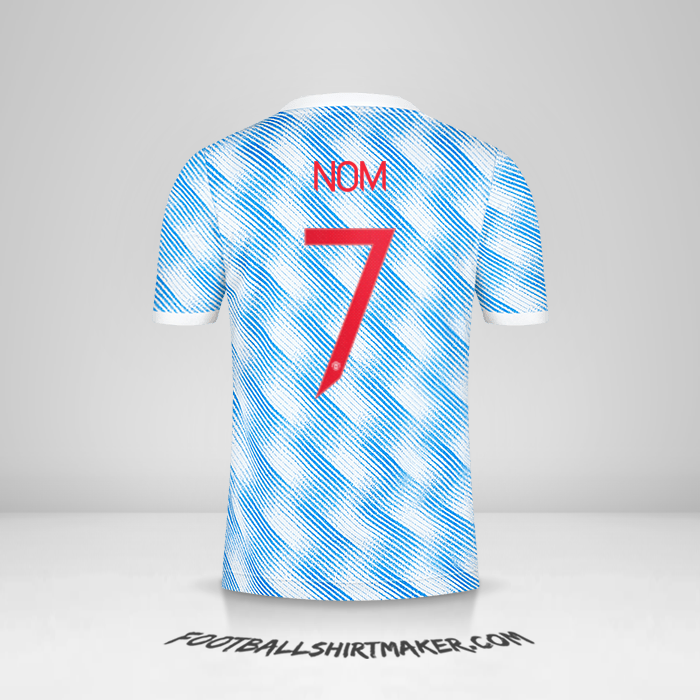 Maillot Manchester United Cup 2021/2022 Extérieur -  nom - 7