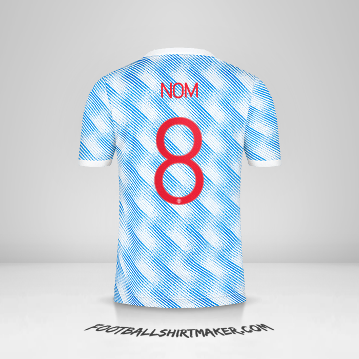 Maillot Manchester United Cup 2021/2022 Extérieur -  nom - 8