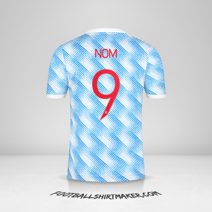 Maillot Manchester United Cup 2021/2022 Extérieur -  nom - 9