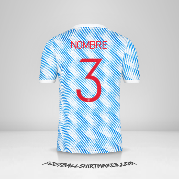 Jersey Manchester United Cup 2021/2022 Visita -  nombre - 3