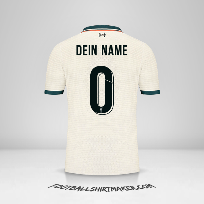 Trikot Liverpool FC Cup 2021/2022 II -  dein name - 0