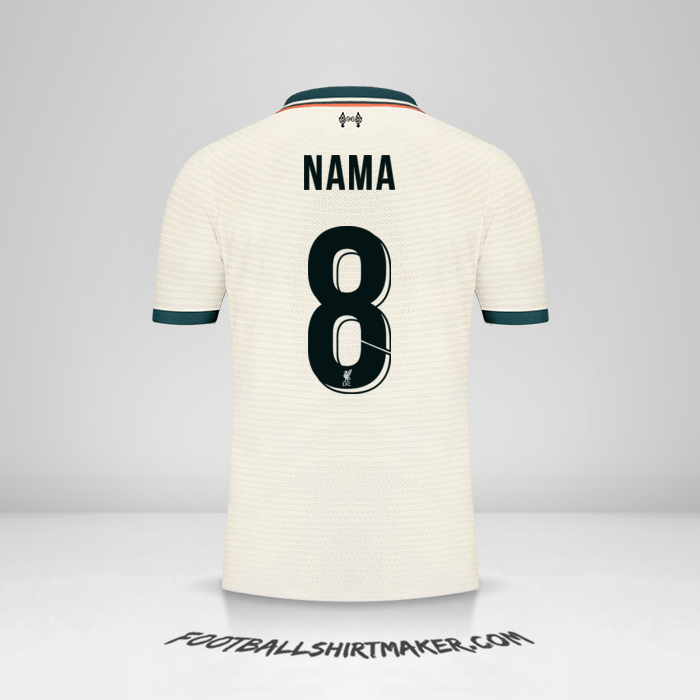 Jersey Liverpool FC Cup 2021/2022 Alternatif -  nama - 8
