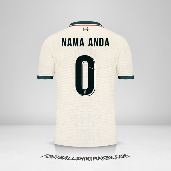 Jersey Liverpool FC Cup 2021/2022 II -  nama anda - 0