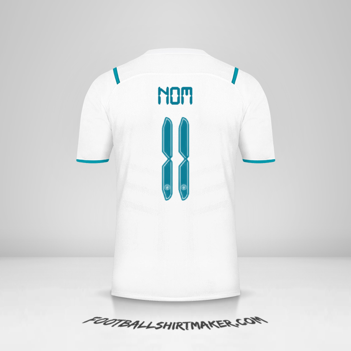 Maillot Manchester City Cup 2021/2022 Extérieur -  nom - 11