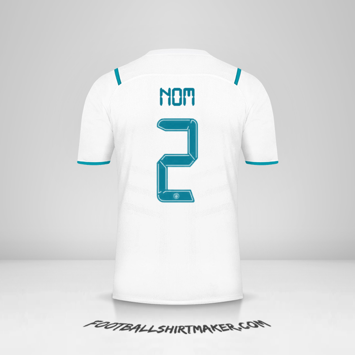 Maillot Manchester City Cup 2021/2022 Extérieur -  nom - 2