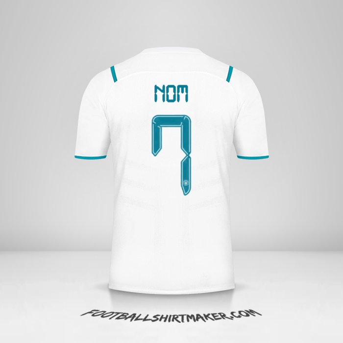 Maillot Manchester City Cup 2021/2022 Extérieur -  nom - 7