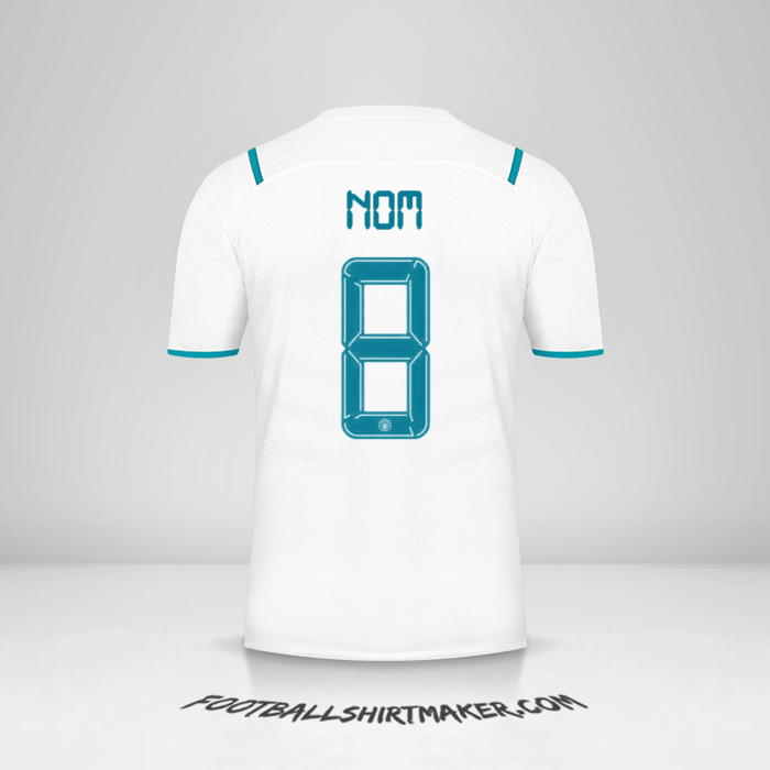 Maillot Manchester City Cup 2021/2022 Extérieur -  nom - 8