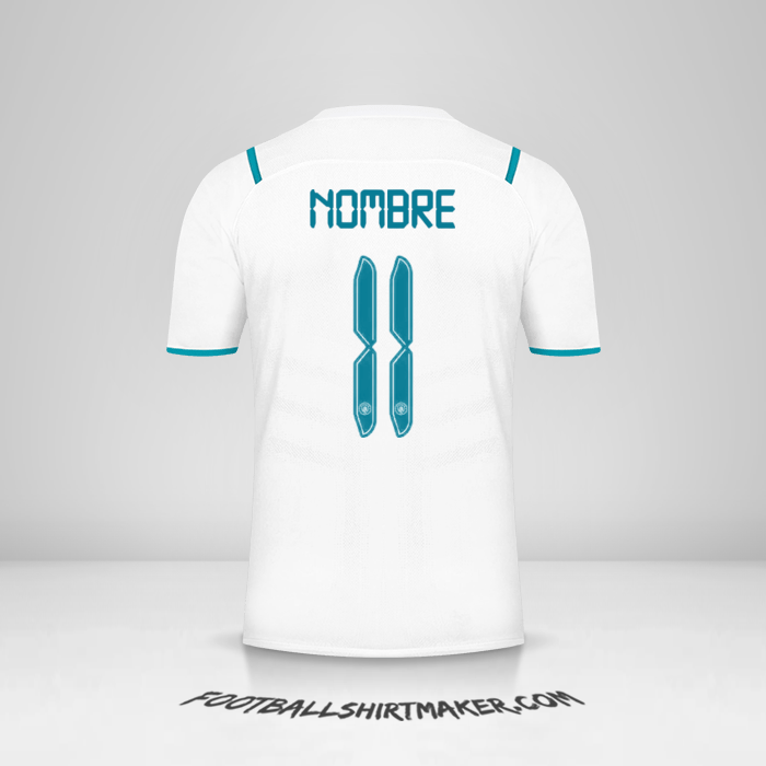 Jersey Manchester City Cup 2021/2022 Visita -  nombre - 11