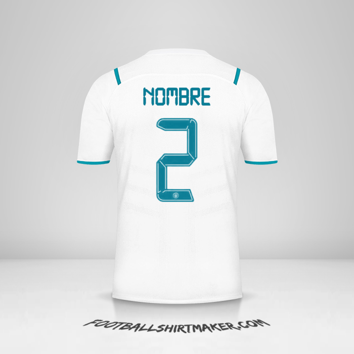Jersey Manchester City Cup 2021/2022 Visita -  nombre - 2