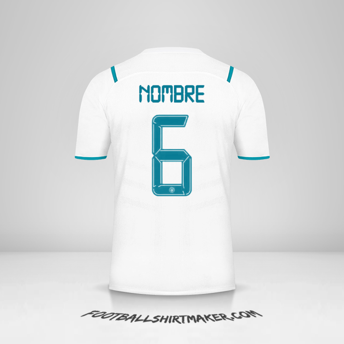 Jersey Manchester City Cup 2021/2022 Visita -  nombre - 6