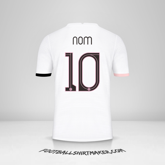 Maillot Paris Saint Germain Cup 2021/2022 Extérieur -  nom - 10