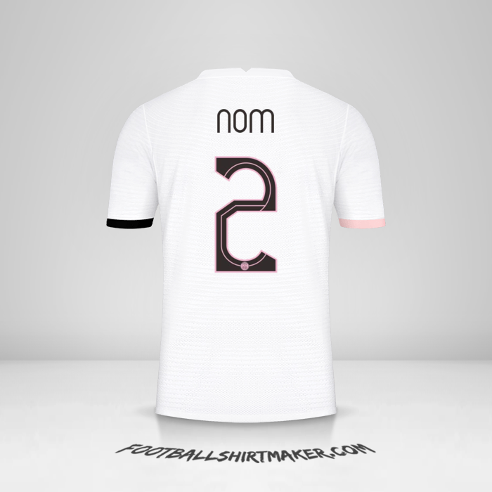 Maillot Paris Saint Germain Cup 2021/2022 Extérieur -  nom - 2
