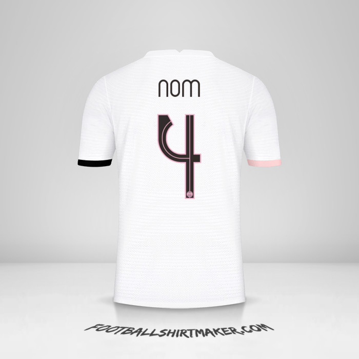 Maillot Paris Saint Germain Cup 2021/2022 Extérieur -  nom - 4
