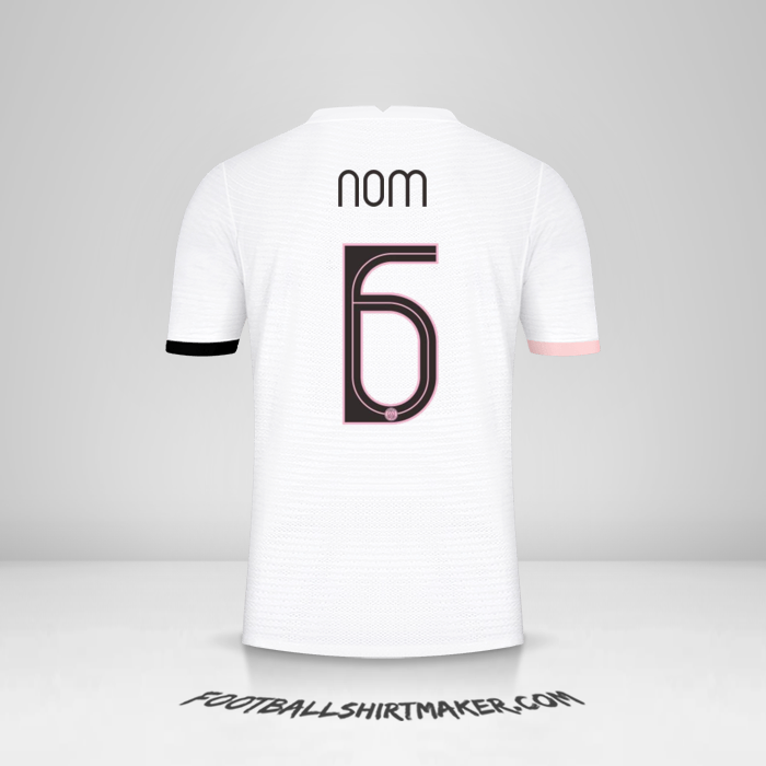 Maillot Paris Saint Germain Cup 2021/2022 Extérieur -  nom - 6