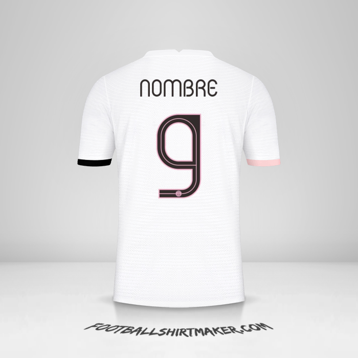 Jersey Paris Saint Germain Cup 2021/2022 Visita -  nombre - 9