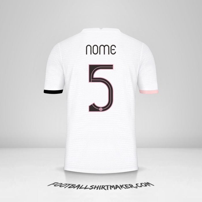 Camisa Paris Saint Germain Cup 2021/2022 Alternativa -  nome - 5