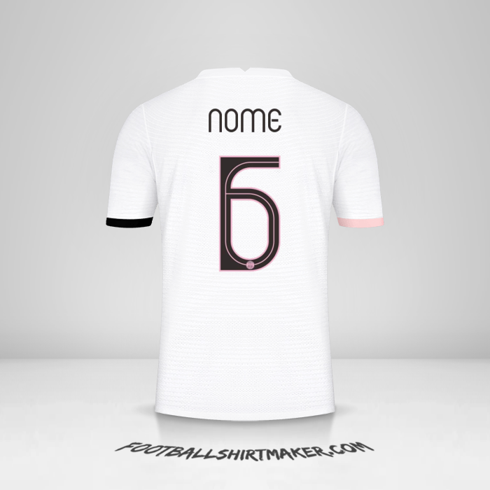 Maglia Paris Saint Germain Cup 2021/2022 Seconda -  nome - 6