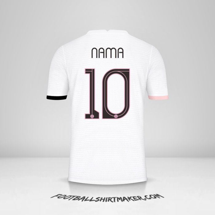 Jersey Paris Saint Germain Cup 2021/2022 Alternatif -  nama - 10