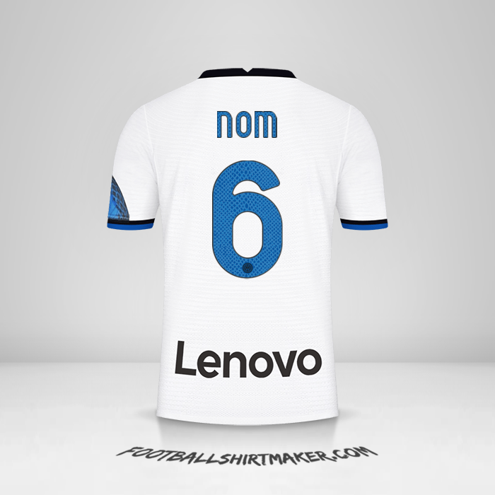Maillot Inter 2021/2022 Extérieur -  nom - 6