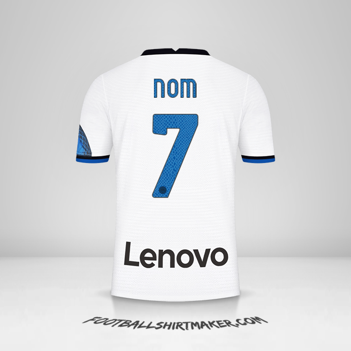 Maillot Inter 2021/2022 Extérieur -  nom - 7