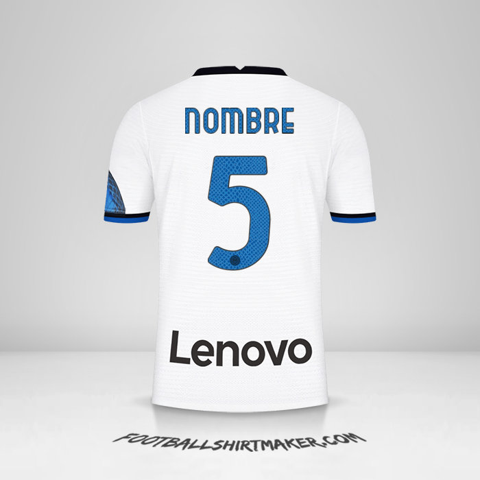 Jersey Inter 2021/2022 Visita -  nombre - 5