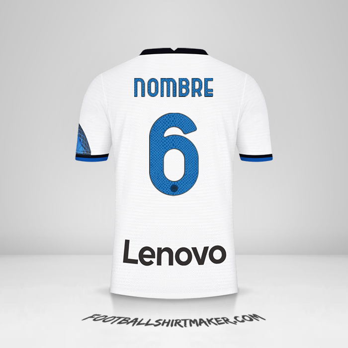 Jersey Inter 2021/2022 Visita -  nombre - 6