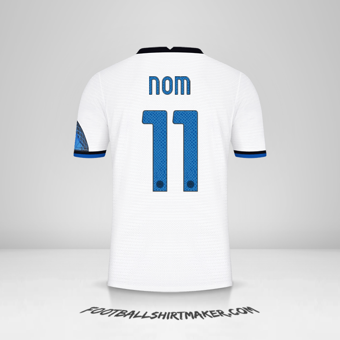 Maillot Inter Cup 2021/2022 Extérieur -  nom - 11