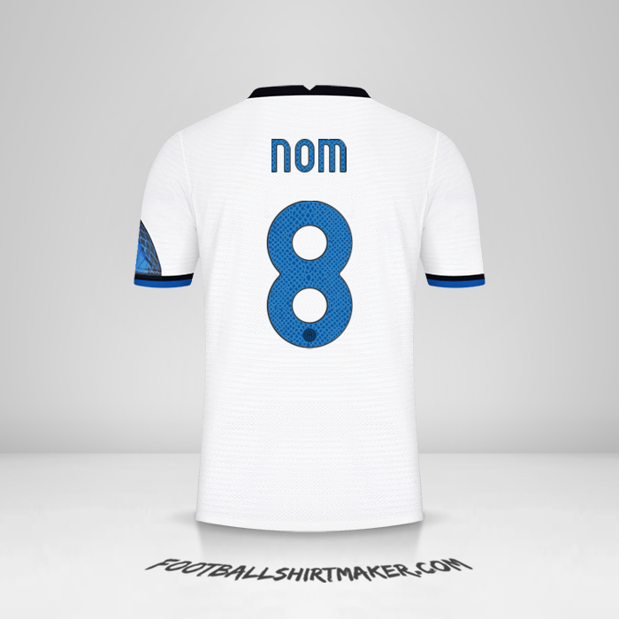 Maillot Inter Cup 2021/2022 Extérieur -  nom - 8