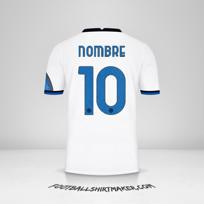 Jersey Inter Cup 2021/2022 Visita -  nombre - 10