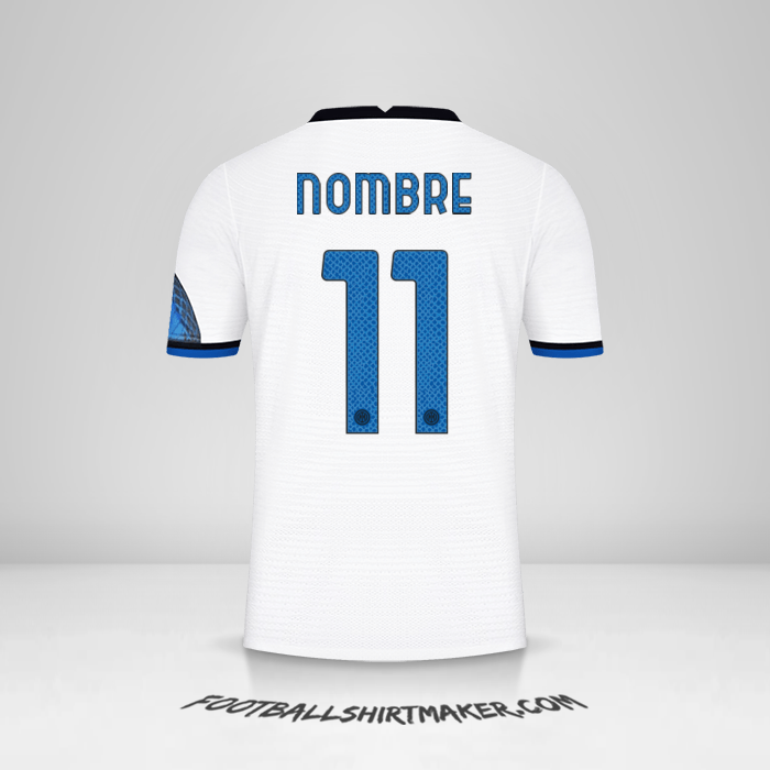 Camiseta Inter Cup 2021/2022 Visita -  nombre - 11