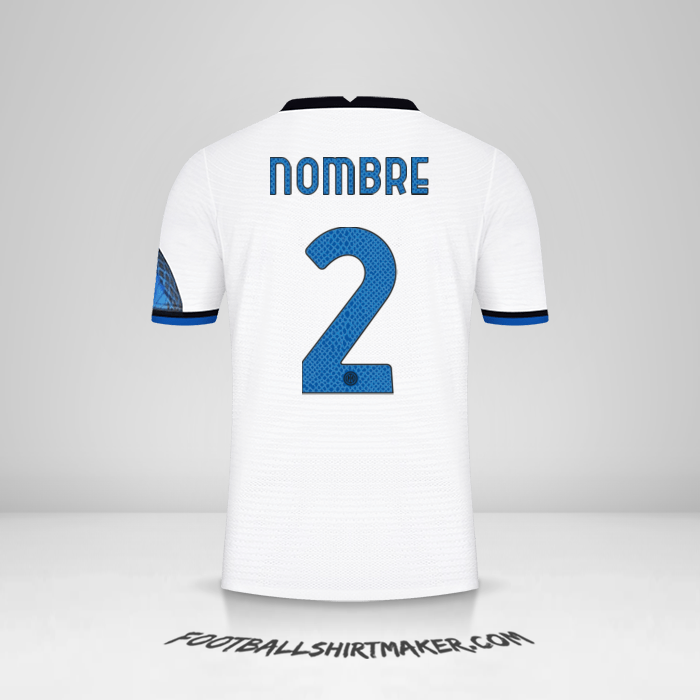 Camiseta Inter Cup 2021/2022 Visita -  nombre - 2