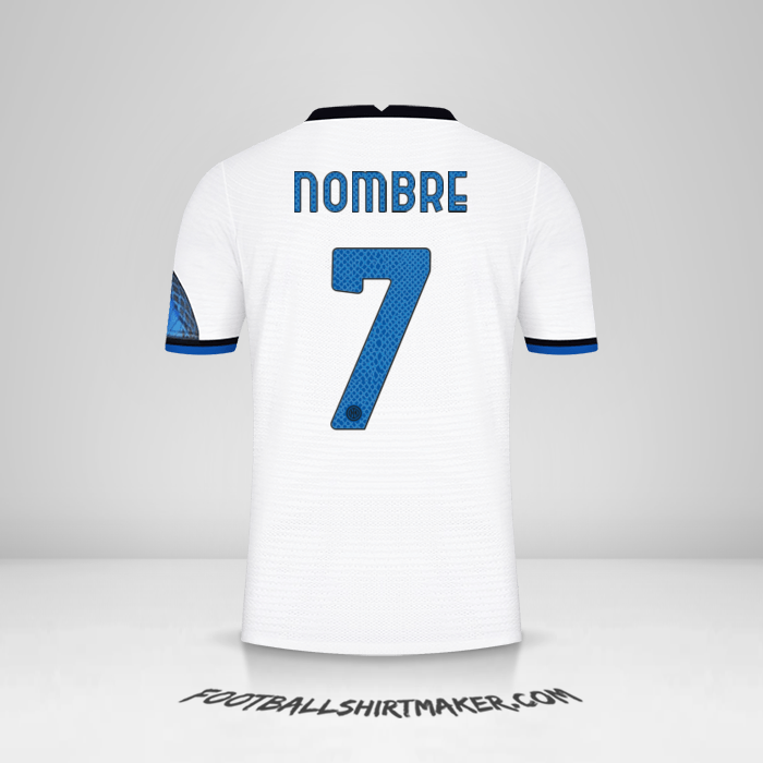 Jersey Inter Cup 2021/2022 Visita -  nombre - 7