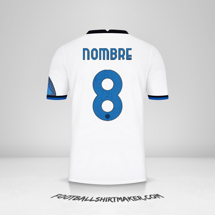 Camiseta Inter Cup 2021/2022 Visita -  nombre - 8