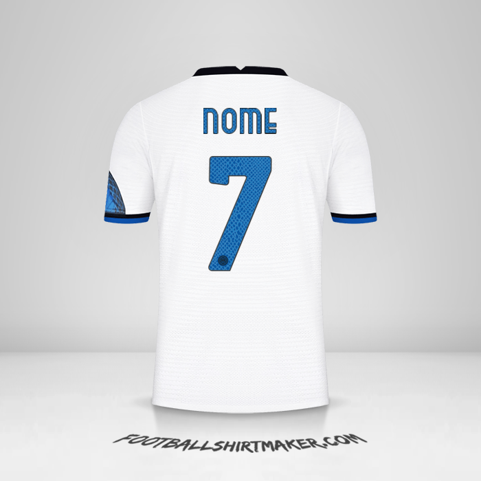 Maglia Inter Cup 2021/2022 Seconda -  nome - 7