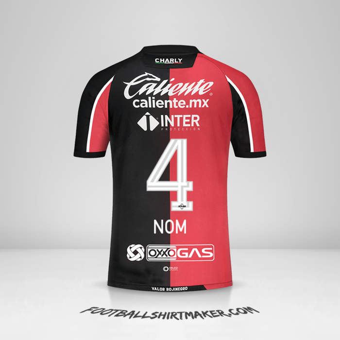 Maillot Atlas 2021/22 -  nom - 4