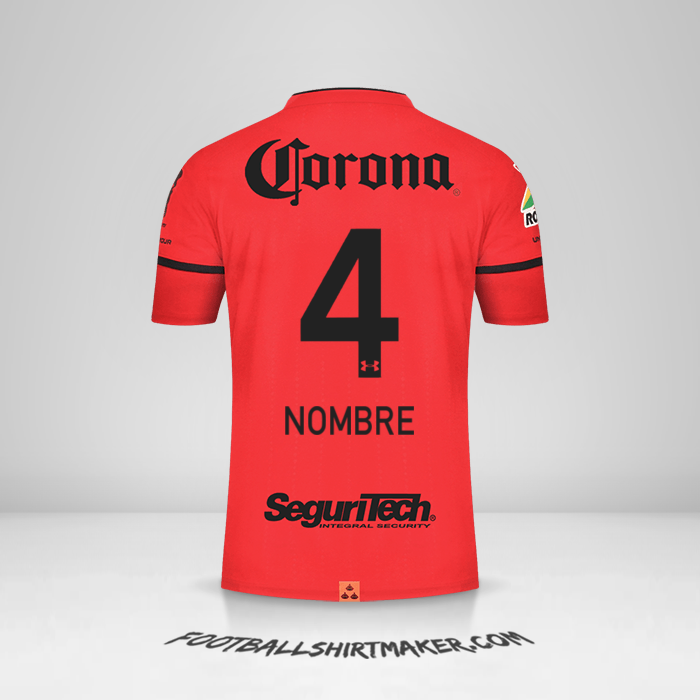 Jersey Toluca FC 2021/2022 -  nombre - 4