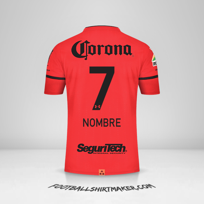 Jersey Toluca FC 2021/2022 -  nombre - 7
