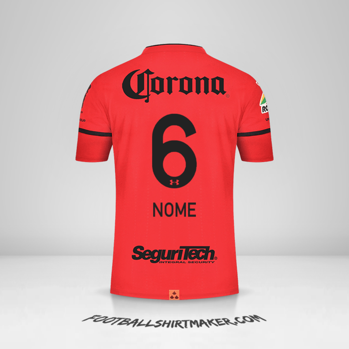 Camisa Toluca FC 2021/2022 -  nome - 6