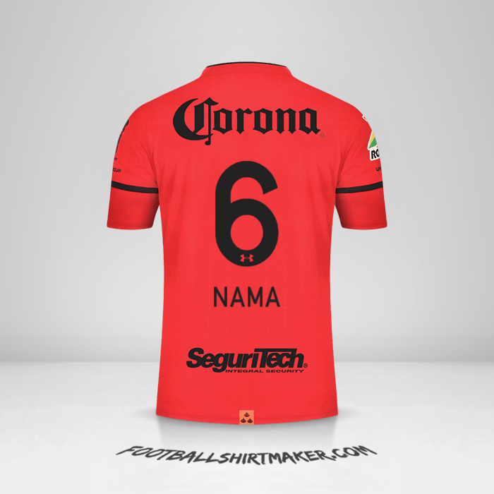Jersey Toluca FC 2021/2022 -  nama - 6